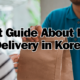 Best Guide About Food Delivery in Korea
