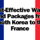 5 Cost-Effective Ways to Send Packages from South Korea to the France